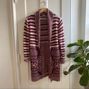 💙 Ecote striped long sweater